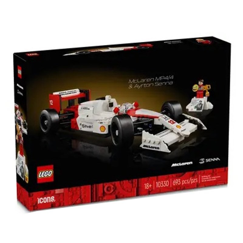 Mclaren Mp4/4 e Ayrton Senna di Lego