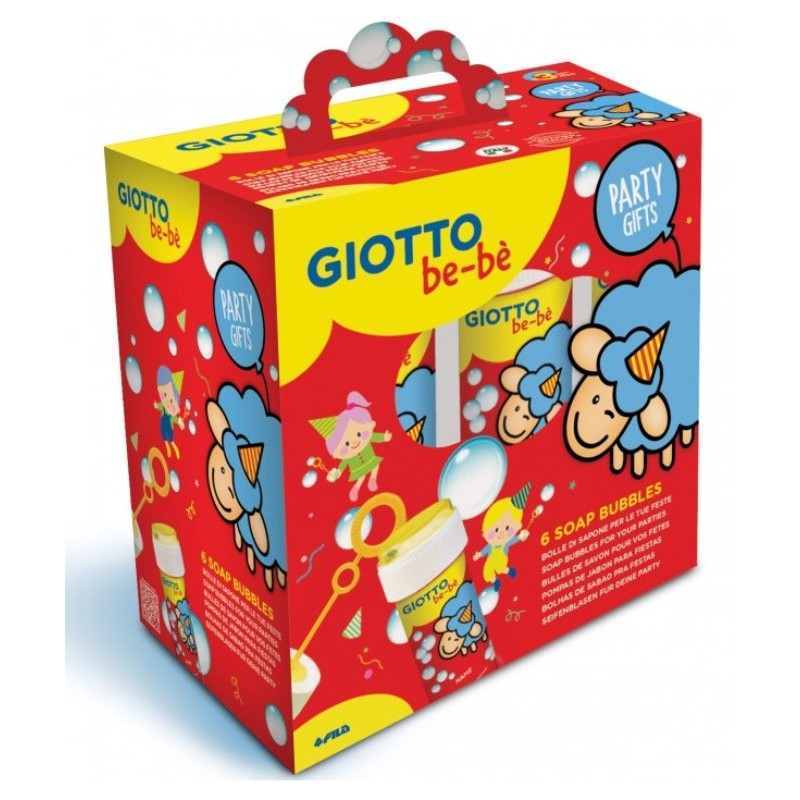 Giotto Be-Be' Party Gift Bolle Sapone 6 Pz di Fila