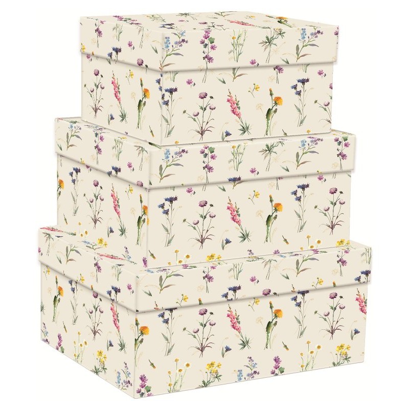 Wild Flowers Set Scatole di Toscana Carte Pregiate Srl