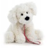Peluche Troufle Lagotto Bianco con Guinzaglio Misura L.30cm di Plush-Company