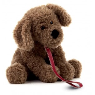 Peluche Tafey Lagotto Bruno con Guinzaglio Misura L.30cm di Plush-Company