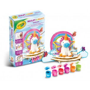 Set Modella e Dipingi Unicorno di Crayola
