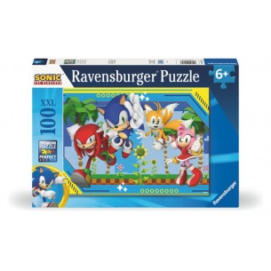 Puzzle 100 Sonic Xxl 100 Pz di Ravensburger Puzzle 100 Pezzi Xxl