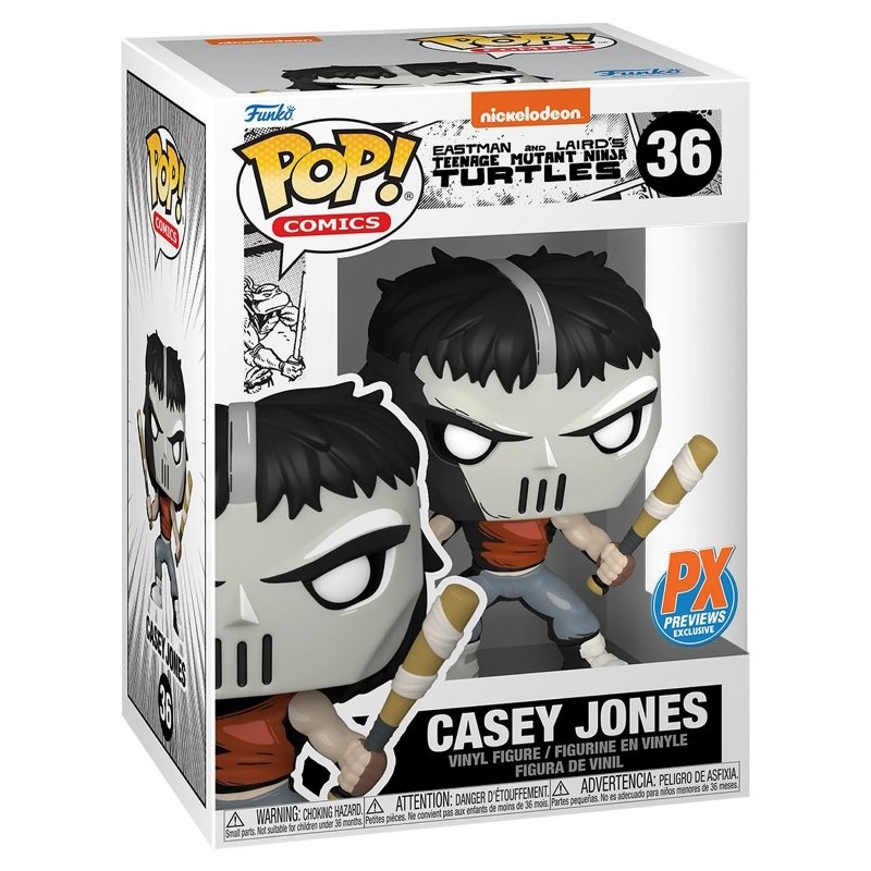 Funko Pop Comics Tmnt Casey Jones W/(B&W) Chase - Limited Edition di Funko Lcc