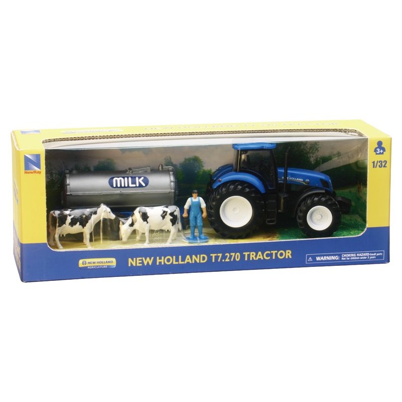 1/32 New Holland Tractor T7 270 3 Ass di New-Ray