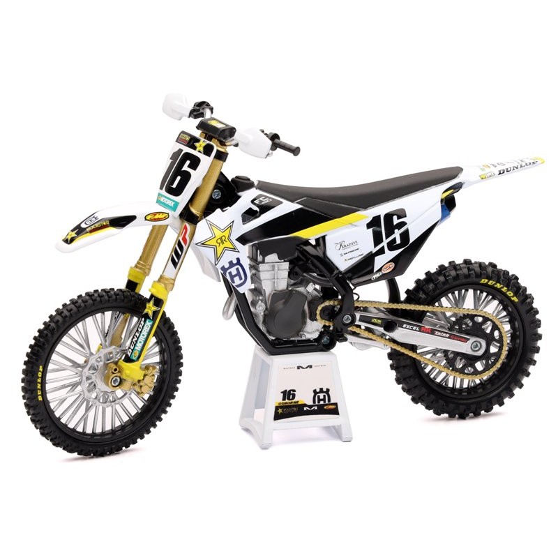 1/12 Racing Dirt Bikes 4 Asstd di New-Ray