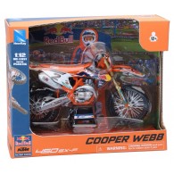 1/12 Red Bull Ktm 450sx-F Factory Racing Team- Cooper Webb N.2 di New-Ray