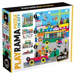 Playrama Puzzle The City di Headu