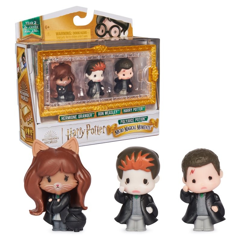 Wizarding World Mini Personaggi in Multi Pack da 3  Polisucco - la Camera dei Segreti di Spin-Master