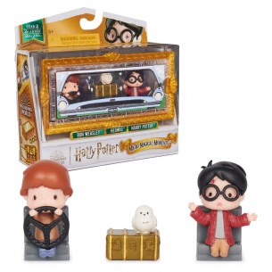 Wizarding World Mini Personaggi in Multi Pack da 3 - Macchina - la Camera dei Segreti di Spinmaster Wizarding World