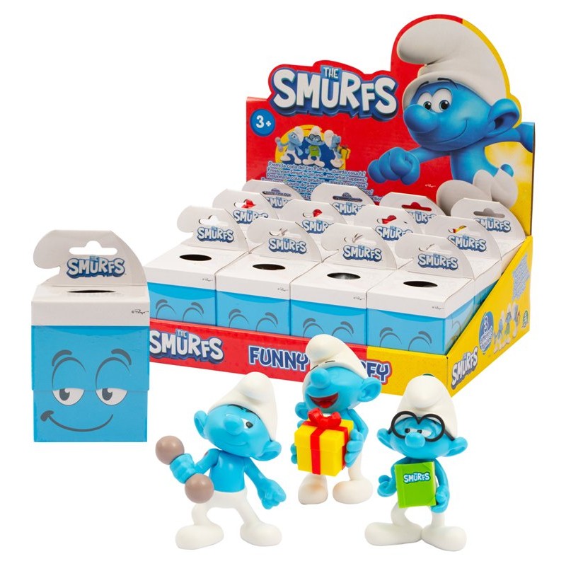 Puffi Personaggi Funny 7,5cm Cdu 12 Ass di Giochi-Preziosi