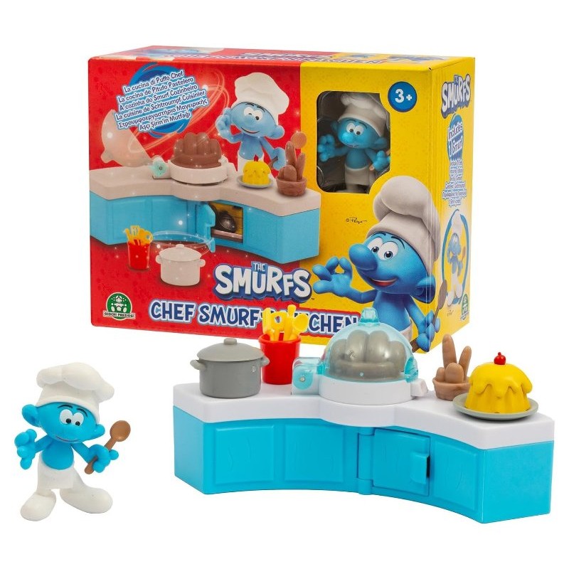 Puffi Mini Playset Chef di Giochi-Preziosi