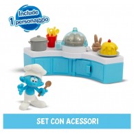 Puffi Mini Playset Chef di Giochi-Preziosi