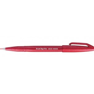 Sign Pen Brush Pentel Rosso di Pentel Ital. Spa