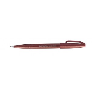 Sign Pen Brush Pentel Marrone di Pentel Ital. Spa
