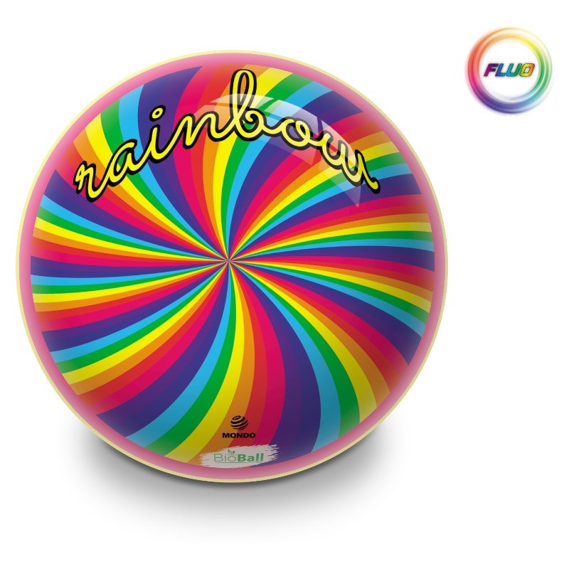 Pallone 220 Rainbow Fluo Diam. 220 Sgonfio di Mondo