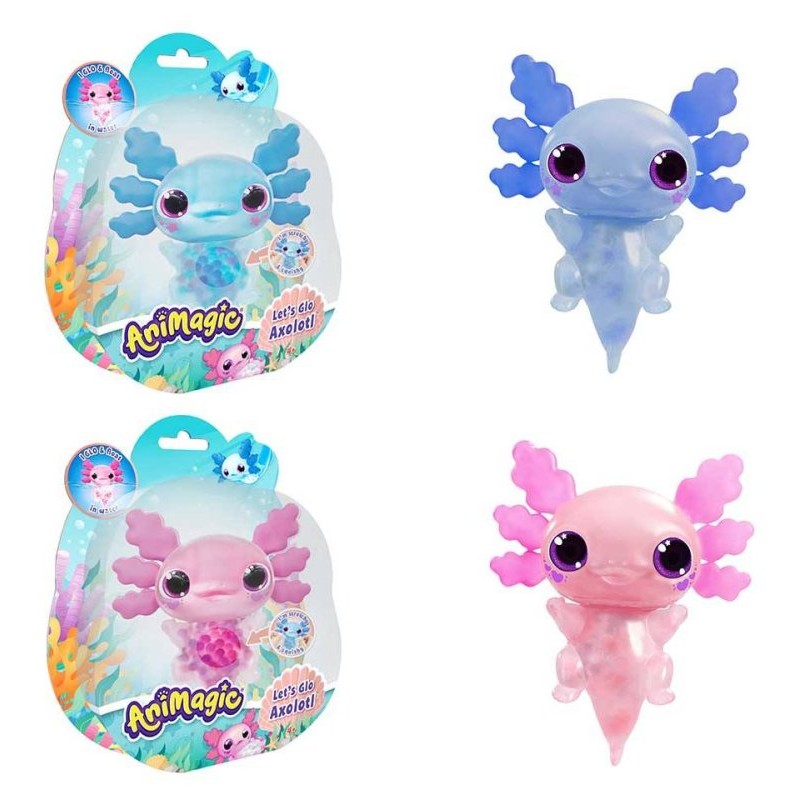 Animagic Let'S Glo Axolotl Assortment di Goliath Games