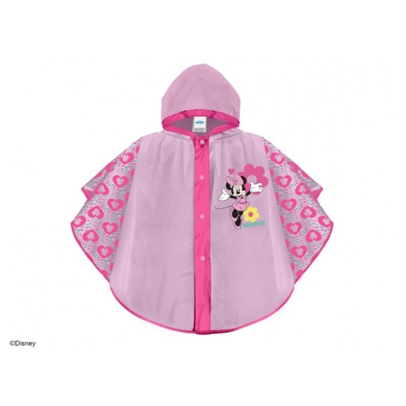 Poncho Pioggia Minnie Taglia Unica 3-6 Anni di Perletti
