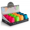 Portapenne Silicone Morbido Fluo Monocromo di Pigna