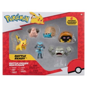 Pokemon Confezione Deluxe 6 Personaggi (Assortimento) 4 di Reitoys Pokemon
