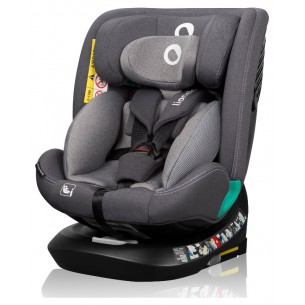 Car Seat Bastiaan 40-150cm (Lo-Bastiaan-One-I-Size-Grey-Stone) di Lionelo Seggiolini Auto