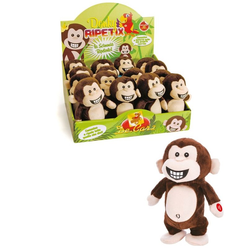 Ripetix Scimmietta Camminante e Ripetente in Display da 16 Pezzi