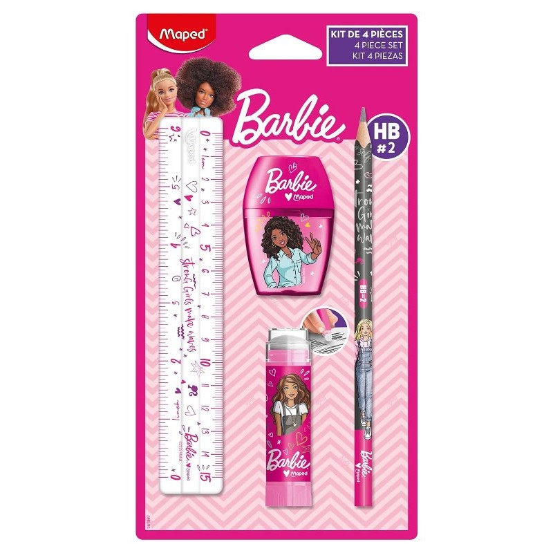 Mini Set Cancelleria Barbie di Maped Sas