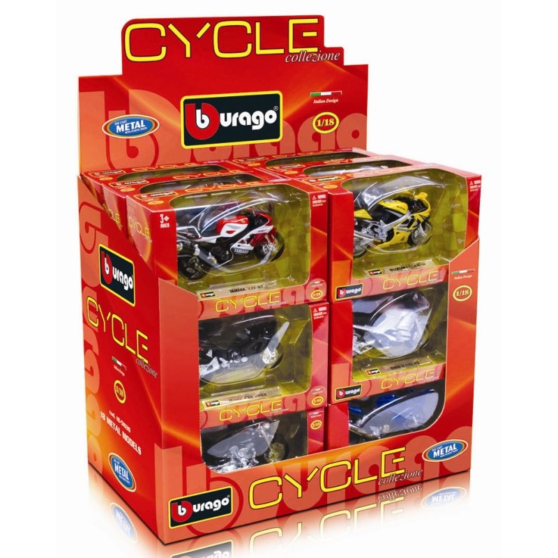 1/18 Cycle Dispenser (Assorted.) 18-51089 Ducati Multistrada V4 di Bburago