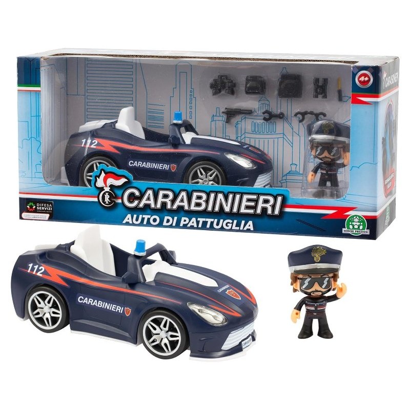 Carabinieri Auto con Personaggio di Giochi-Preziosi