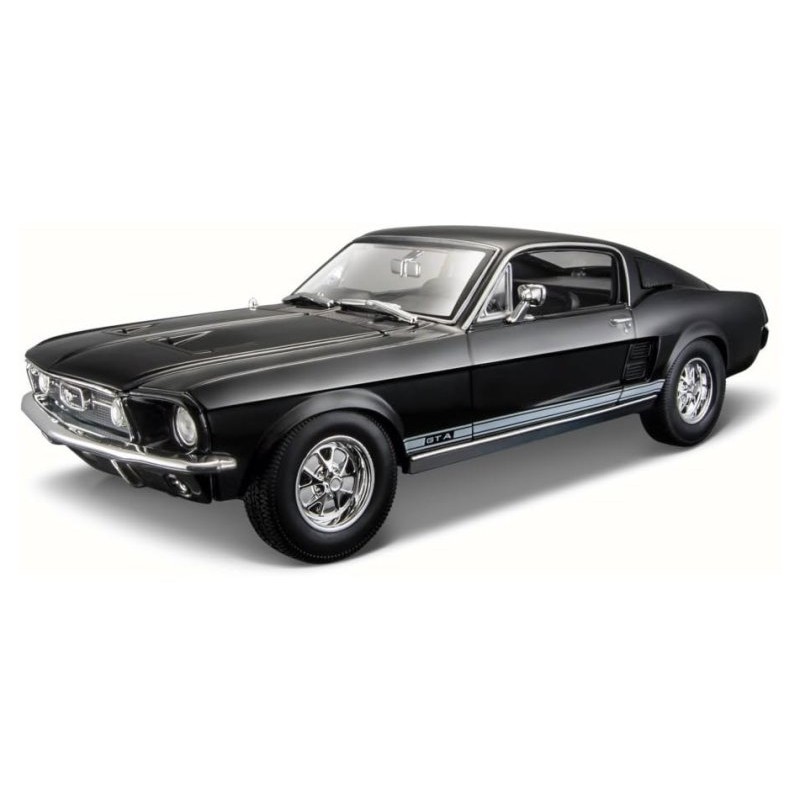 1/18 1967 Ford Mustang Fastback Black di Maisto