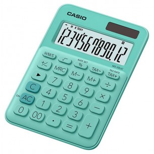 Calcolatrice Tavolo Casio 12 Cifre Verde Pastello