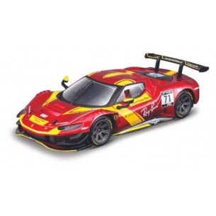 1/43 296 Gt3 2023 Red di Bburago