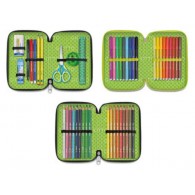 Astuccio Pieno Giotto Tinta Unita 3 Zip di Fila