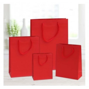 Shopper Color Rosso F.To 22x10x29 di Florio