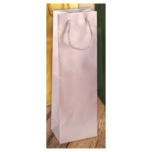 Shopper Color Argento F.To 12x9x39 Bottiglia di Florio