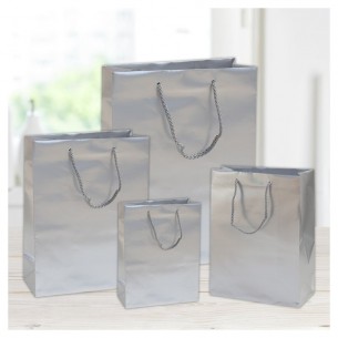 Shopper Color Argento F.To 36x12x41 di Florio