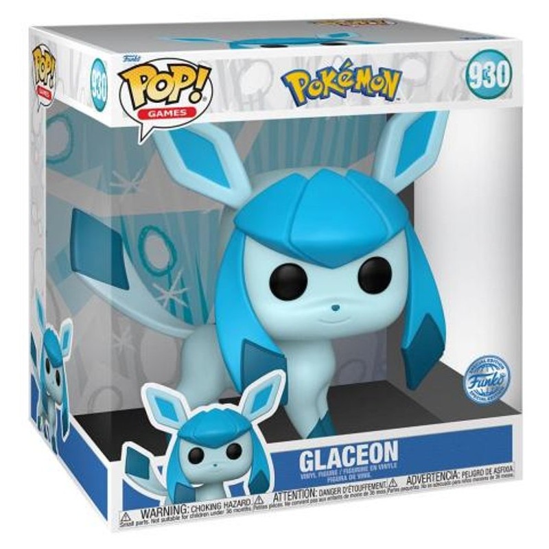 Funko Pokemon Glaceon(Emea) (Pop! Jumbo 10": Pokemon) di Funko Lcc