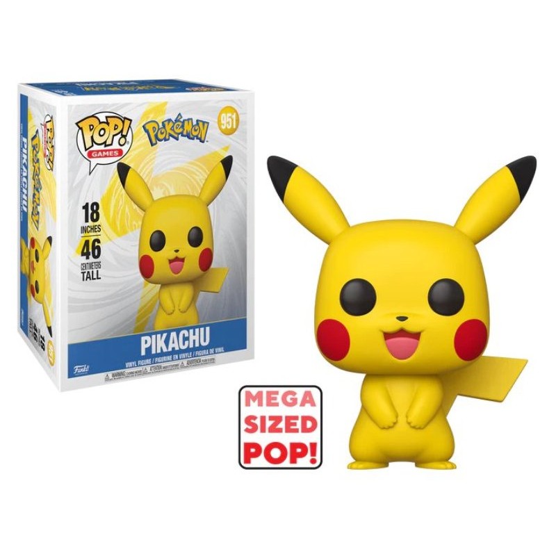 Funko Pokemon Pikachu(Emea) (Pop! Mega 18": Pokemon) di Funko Lcc