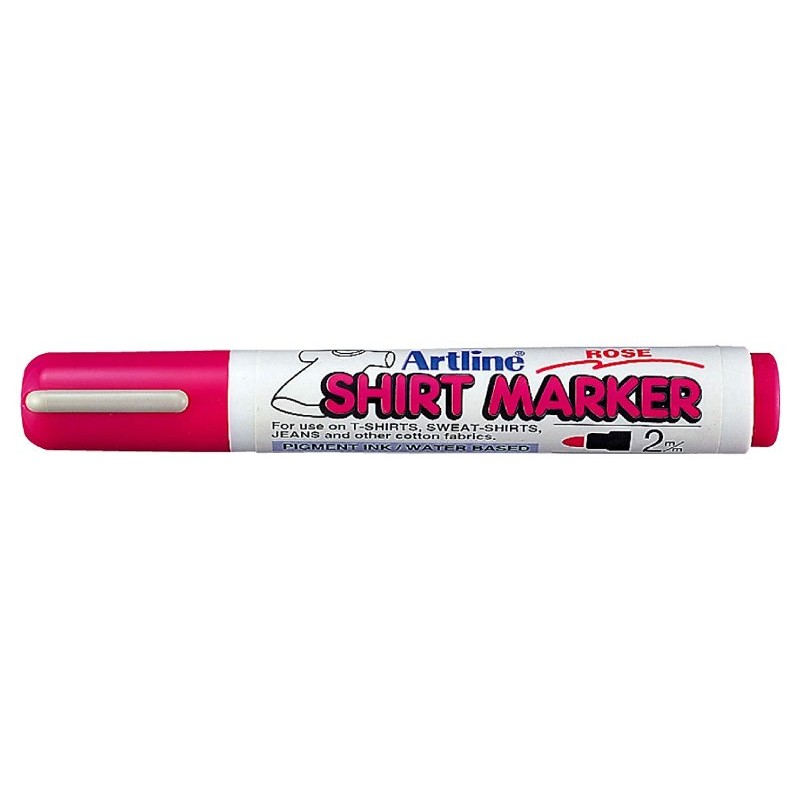 T-Shirt Marker Tessuto Rosa di Osama