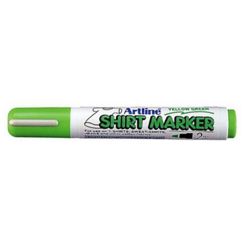 T-Shirt Marker Tessuto Verde Chiaro di Osama