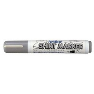T-Shirt Marker Tessuto Grigio di Osama