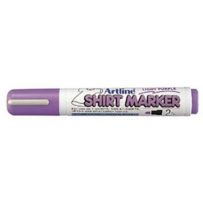 T-Shirt Marker Tessuto Viola Chiaro di Osama