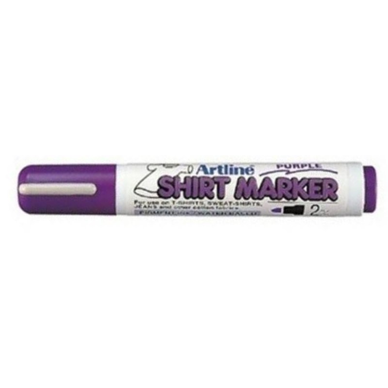 T-Shirt Marker Tessuto Viola di Osama