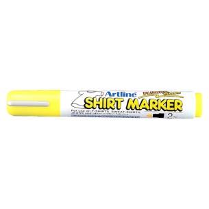 T-Shirt Marker Tessuto Giallo Fluo di Osama