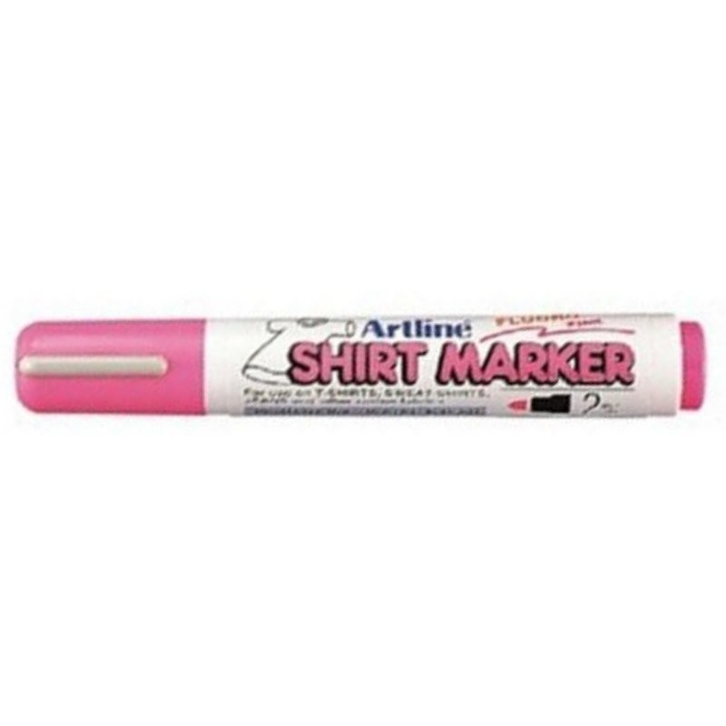 T-Shirt Marker Tessuto Rosa Fluo di Osama
