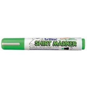 T-Shirt Marker Tessuto Verde Fluo di Osama
