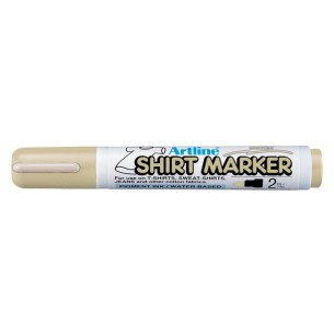 T-Shirt Marker Tessuto Beige di Osama