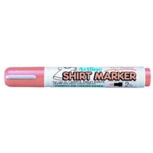 T-Shirt Marker Tessuto Arancio Chiaro di Osama