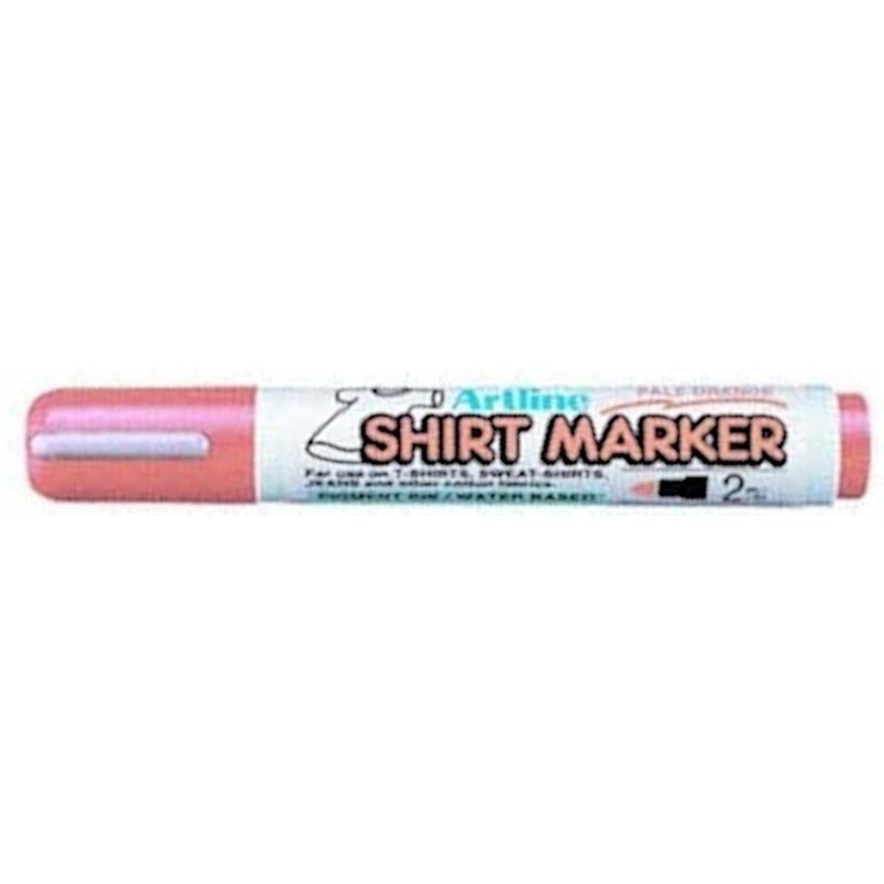 T-Shirt Marker Tessuto Arancio Chiaro di Osama