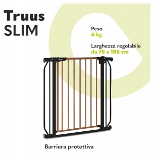 Baby Gate Truus (Lo-Truus-Slim-Black-Carbon-Natural) di Lionelo Cancelletti